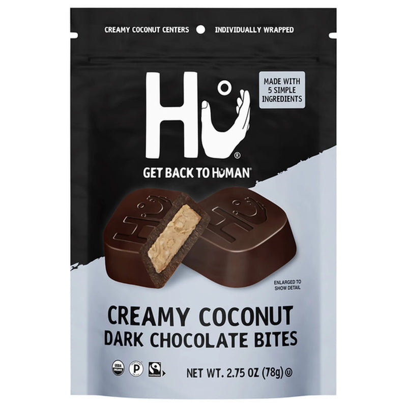 CREAMY COCONUT DARK CHOCOLATE BITES