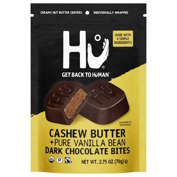 VANILLA CASHEW BUTTER DARK CHOCOLATE BITES