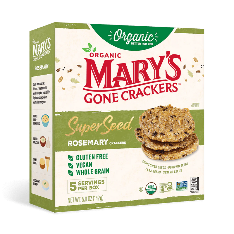 CRACKERS SUPER SEED BASIL & GARLIC