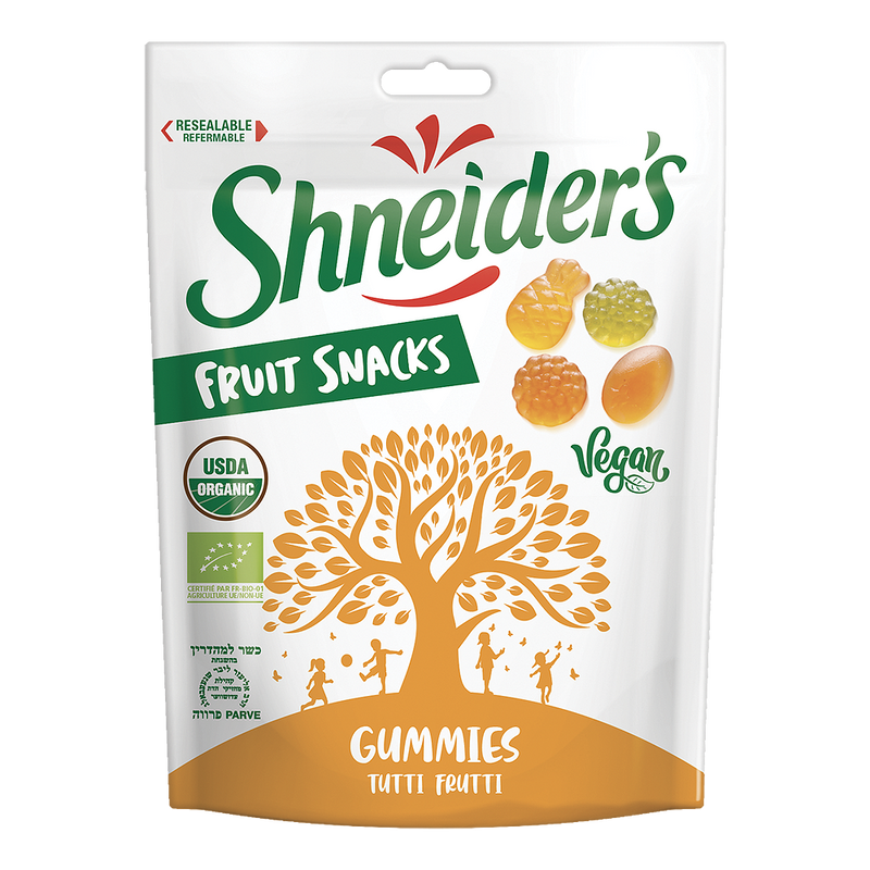 FRUIT SNACKS - CHEWY  TUTTI FRUTLI 130G
