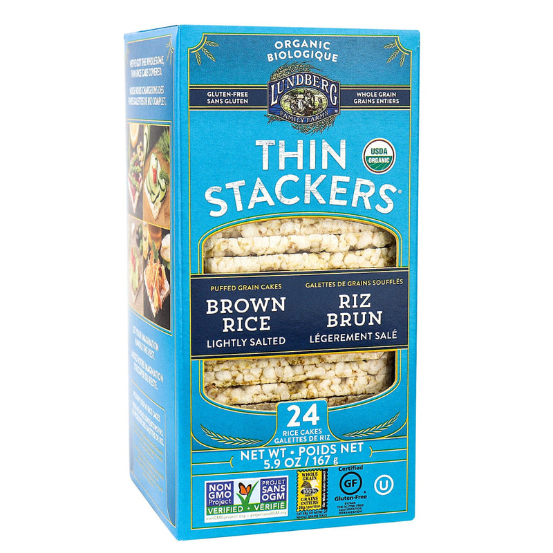 THIN STACKERS BROWN LIGHTLY SALTED