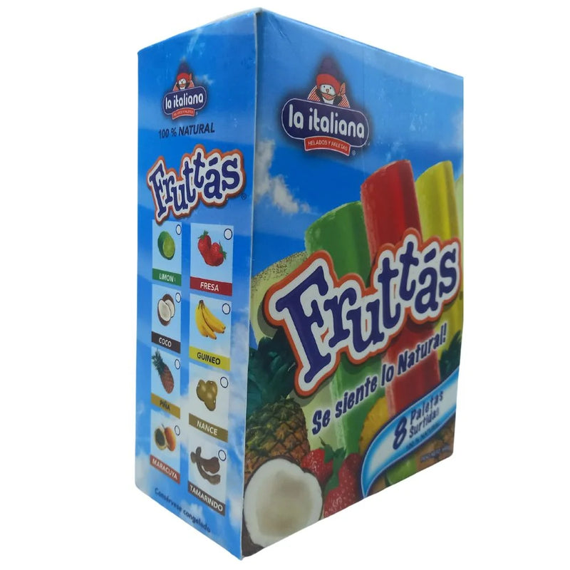 PALETAS DE FRUTAS SURTIDAS LA ITALIANA