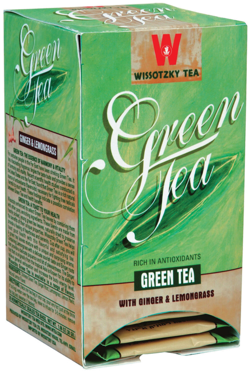 GINGER & LEMONGRASS GREEN TEA