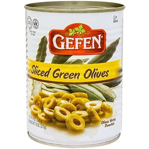 SLICED GREEN OLIVES