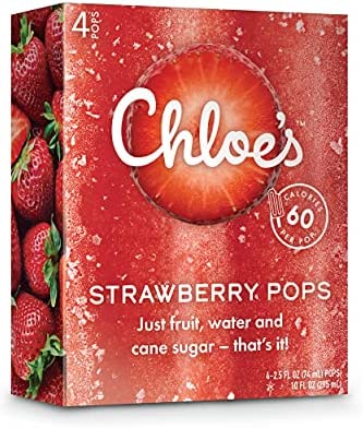 STRAWBERRY FRUIT POPS 4 PACK