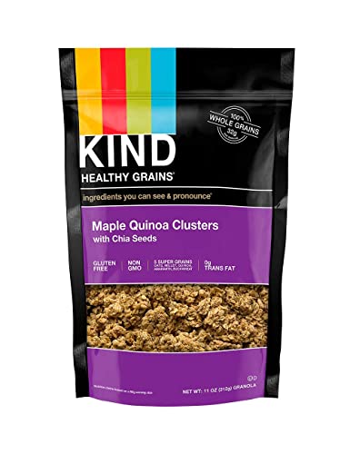 MAPLE QUINOA CLUSTERS WITH CHIA SEEDS