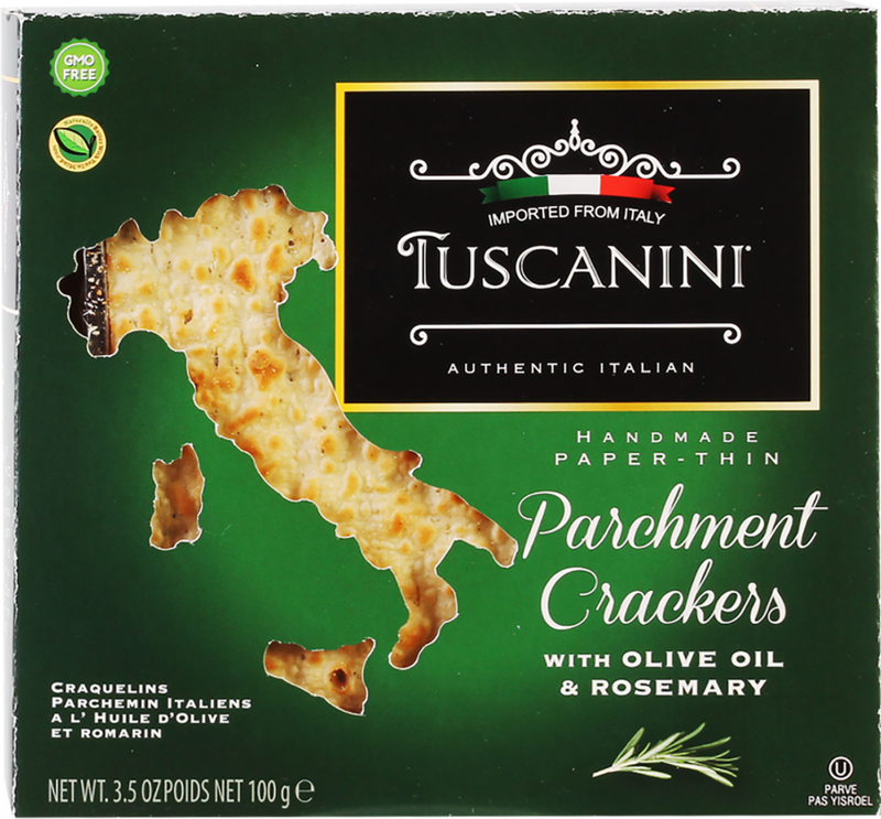 CRACKERS PARCHMENT ROSEMARY TUSCANINI