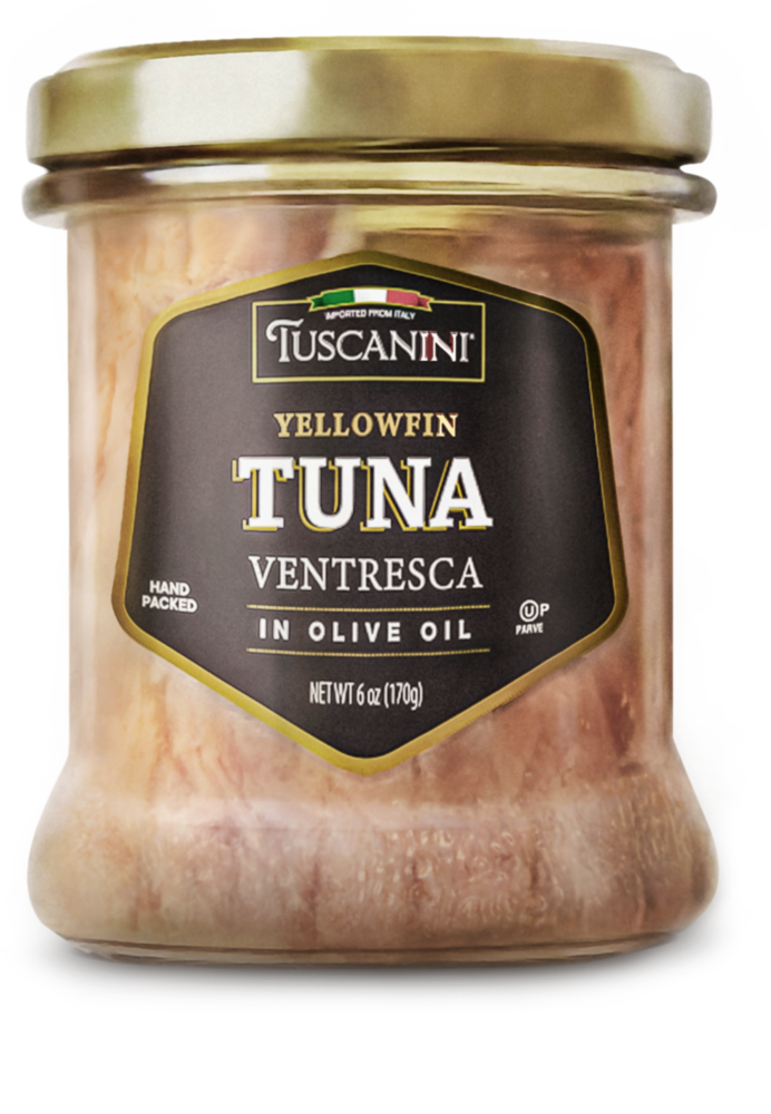 TUSCANINI TUNA VENTRESCA IN OLIVE OIL - TALL JAR