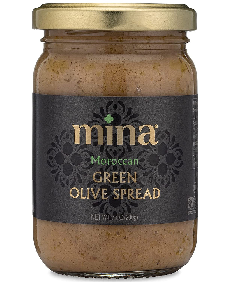 GREEN PITTED OLIVES