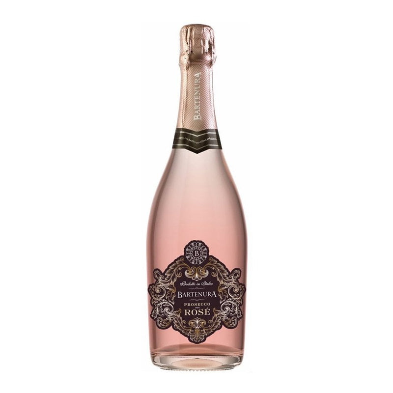 BARTENURA PROSECCO ROSE 750ML COUNTRY OF ORIGIN ITALY VOL ALCOHOL 115%