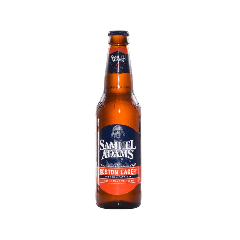 CERVEZA SAMUEL ADAMS BOSTON LAGER.