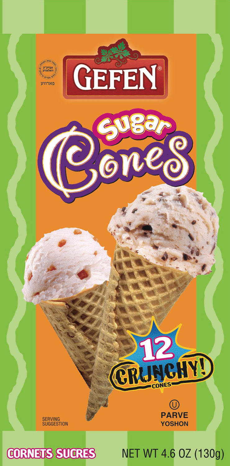 ICE CREAM CONES SUGAR GEFEN