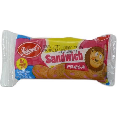 GALLETA SANDWICH FRESA 30 GR