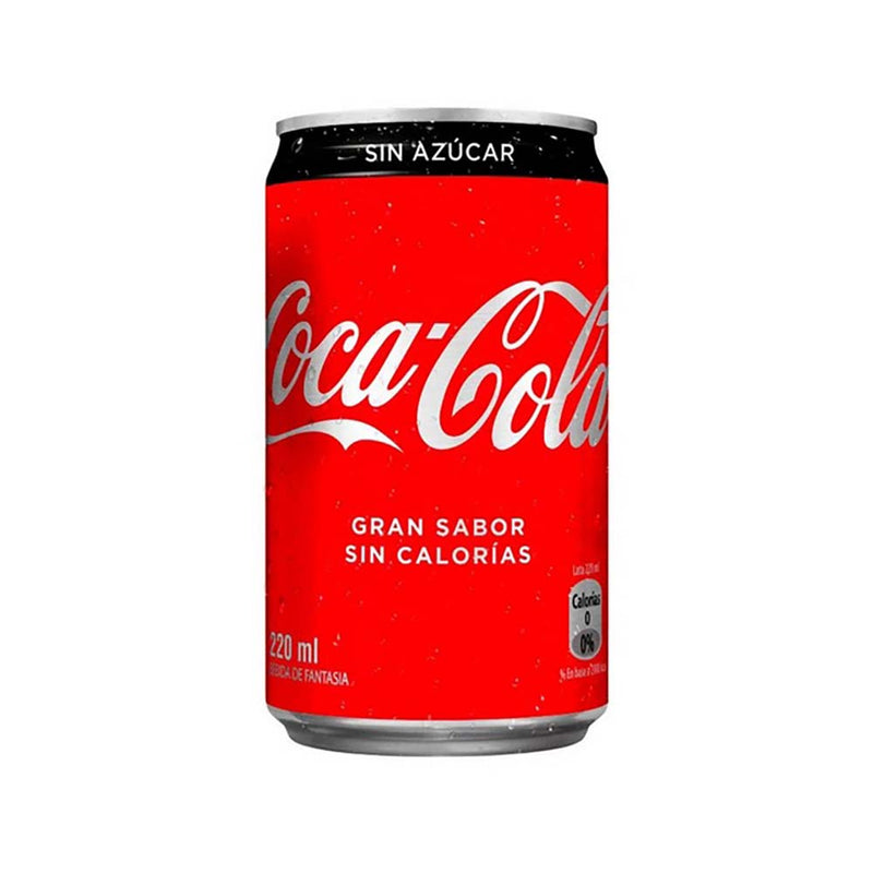 COCA COLA SIN AZUCAR LATA