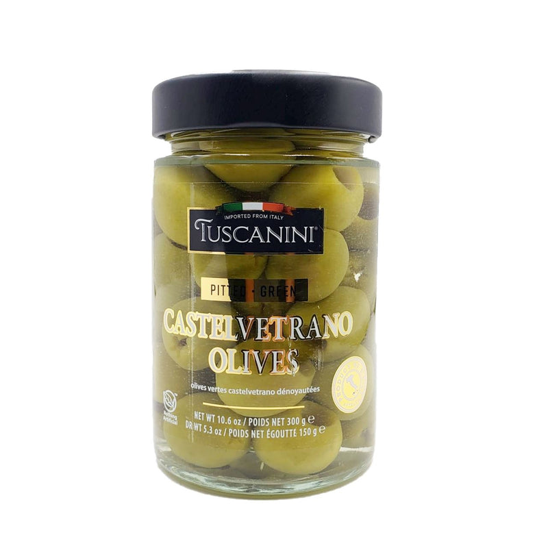 OLIVES PITTED GREEN CASTELVETRANO TUSCANINI