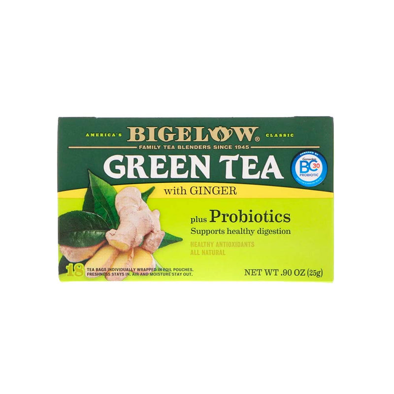 PROBIOTIC GREEN TEA WITH GINGER