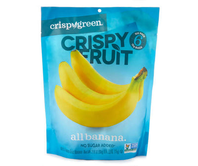 CRISPY FRUIT ALL BANANA PACK X 6