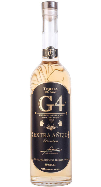 TEQUILA G4 100% DE AGAVE REPOSADO